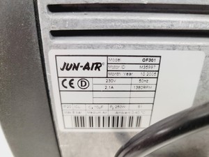 Thumbnail image of Jun-Air Oiless Piston Air Compressor OF301-4B Lab