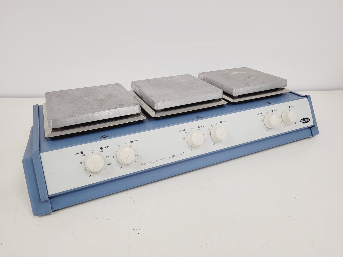 Image of Stuart 3 Position Hotplate Magnetic Stirrer SB 162-3 Lab
