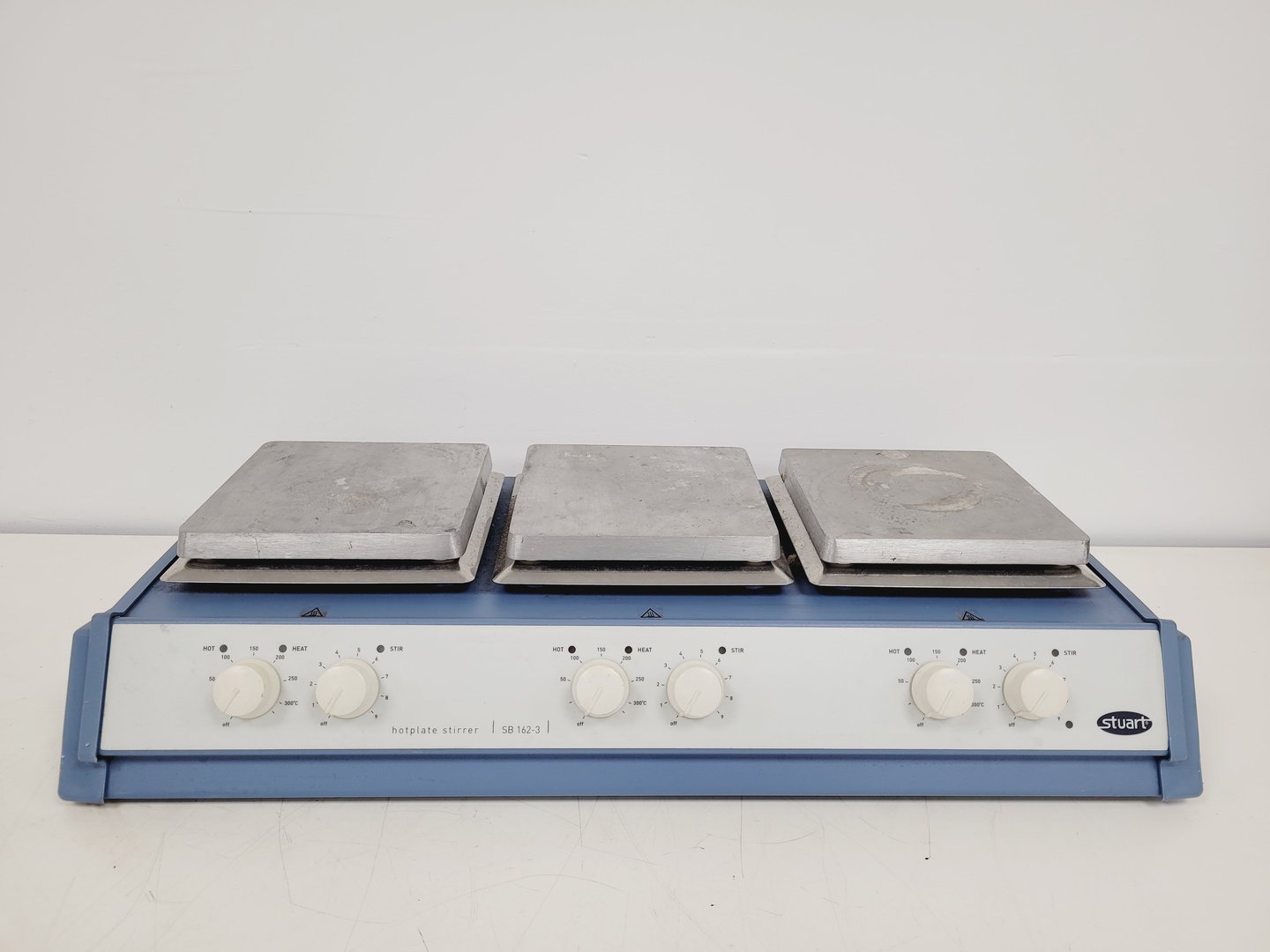 Image of Stuart 3 Position Hotplate Magnetic Stirrer SB 162-3 Lab