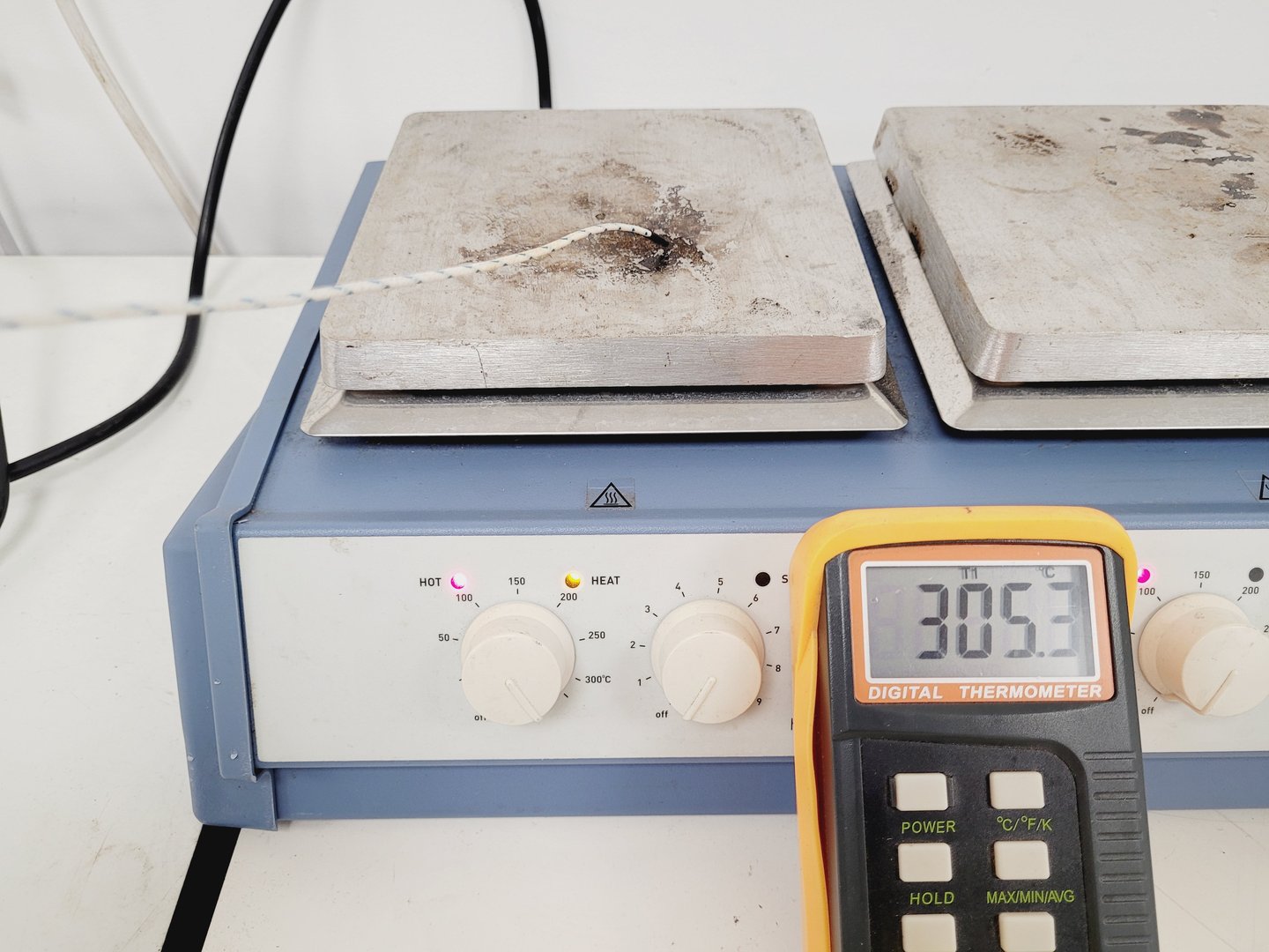 Image of Stuart 3 Position Hotplate Magnetic Stirrer SB 162-3 Lab