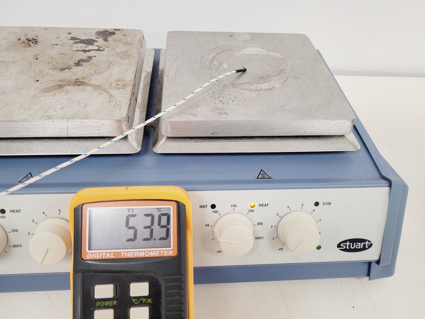 Image of Stuart 3 Position Hotplate Magnetic Stirrer SB 162-3 Lab