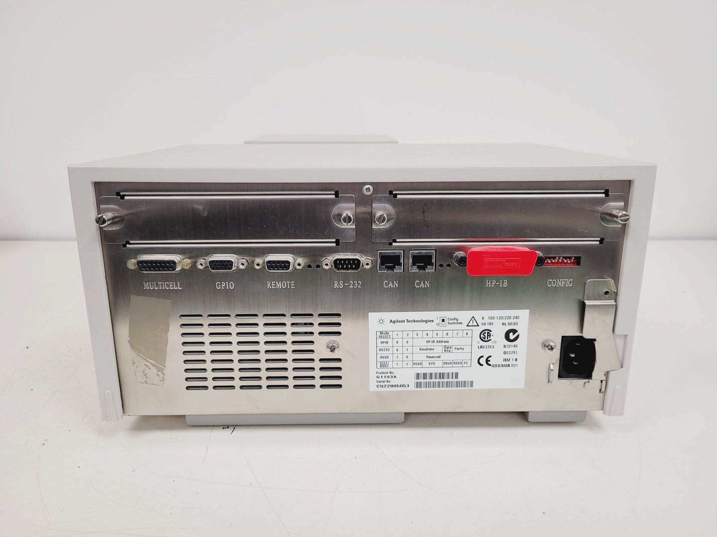 Image of Agilent 8453 UV/VIS Spectrophotometer G1103A with Keypad G1819A Lab