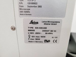 Thumbnail image of Leica Microsystems Type - TCS SP2 Incomplete Confocal Microscope System Lab 