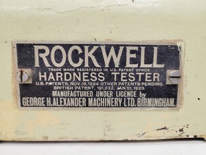 Thumbnail image of Rockwell Hardness Tester Model 4R