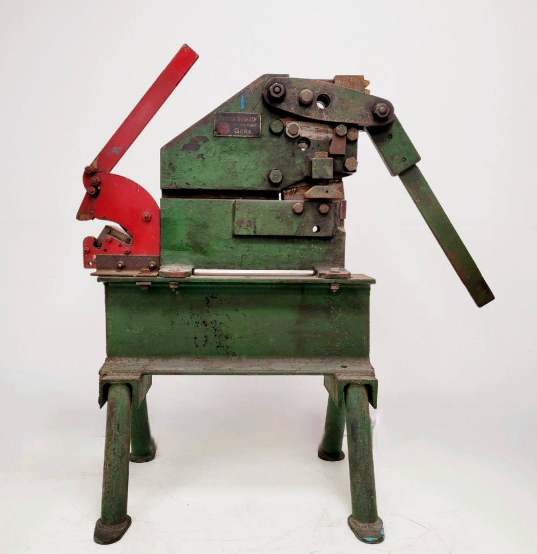 Image of Konrad Modrach Gera Metal Bending Tool with Dexion Guillotine
