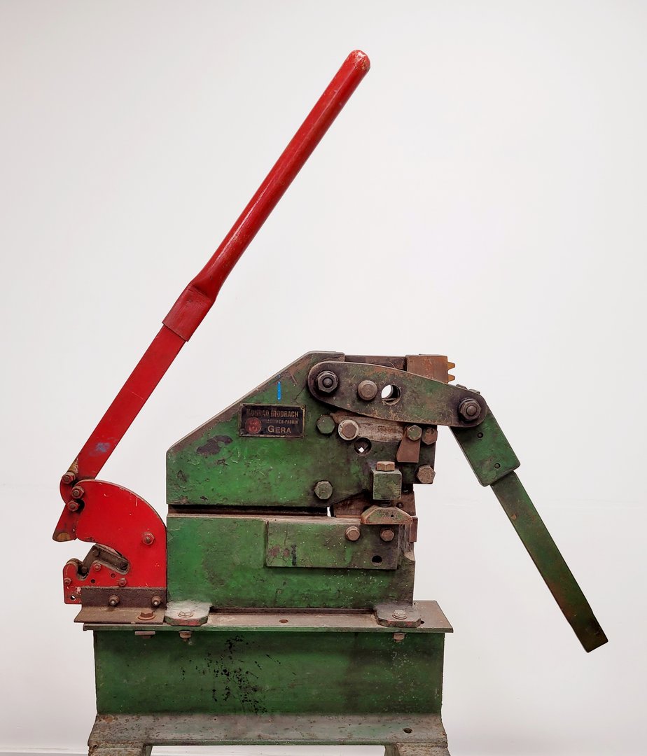 Image of Konrad Modrach Gera Metal Bending Tool with Dexion Guillotine