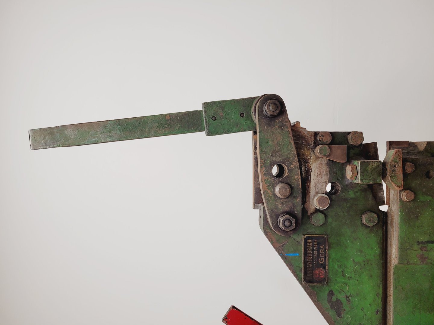 Image of Konrad Modrach Gera Metal Bending Tool with Dexion Guillotine