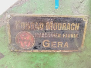 Thumbnail image of Konrad Modrach Gera Metal Bending Tool with Dexion Guillotine 