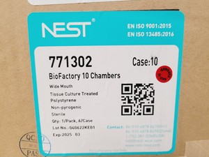 Thumbnail image of 6 x Nest BioFactory 10 Chambers Wide Mouth 771302 Lab