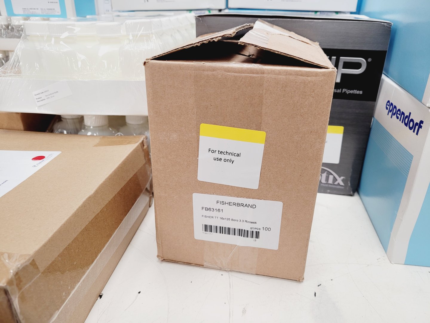 Image of Job Lot of Plastic Laboratory Consumables Pipets, Tubes, Bottles, Tips Lab