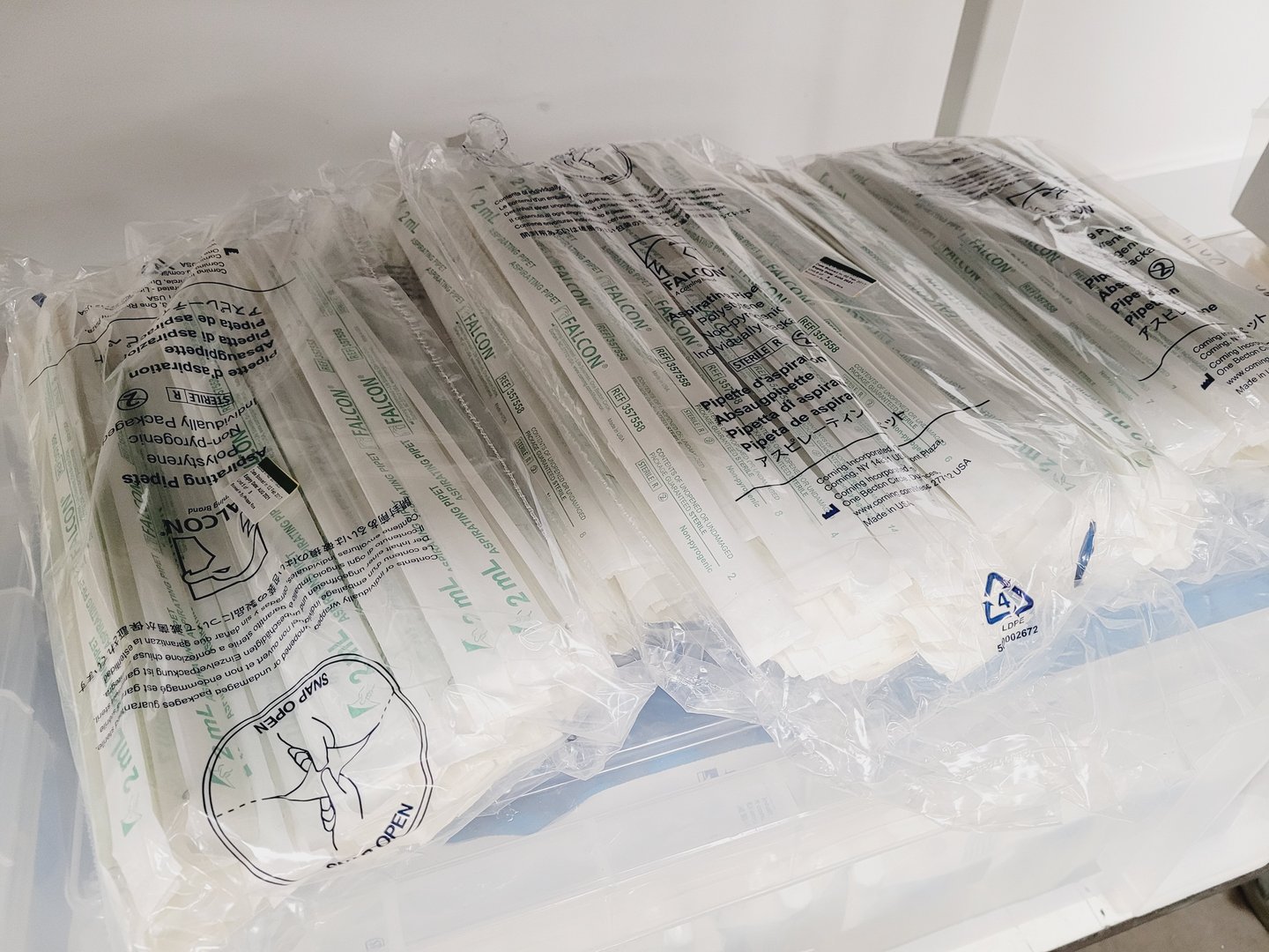 Image of Job Lot of Plastic Laboratory Consumables Pipets, Tubes, Bottles, Tips Lab