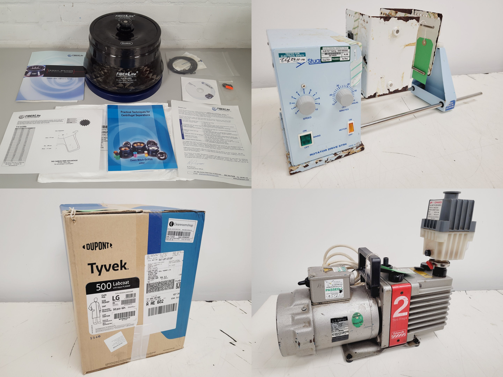 Image of Job lot of Mixed Lab Equipment - Beckman, Edwards, Stuart Lab