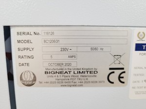 Thumbnail image of Bigneat BC1206 Clearview Ductless Fume Cabinet Lab