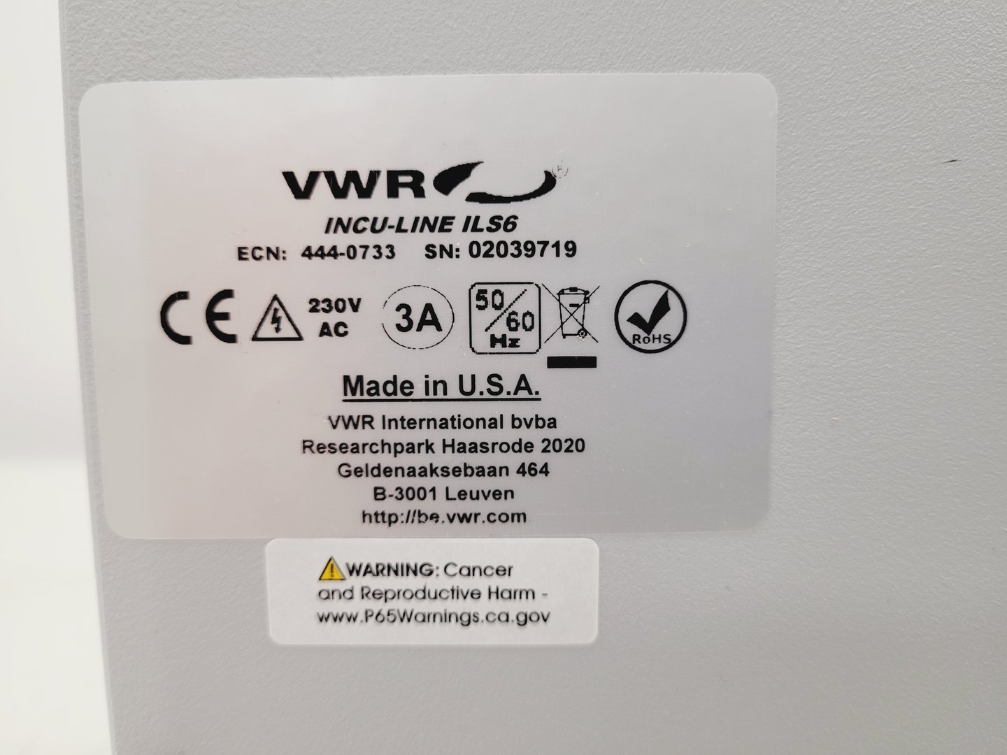 Image of VWR INCU-Line ILS6 Shaking Incubator Lab Spares/Repairs