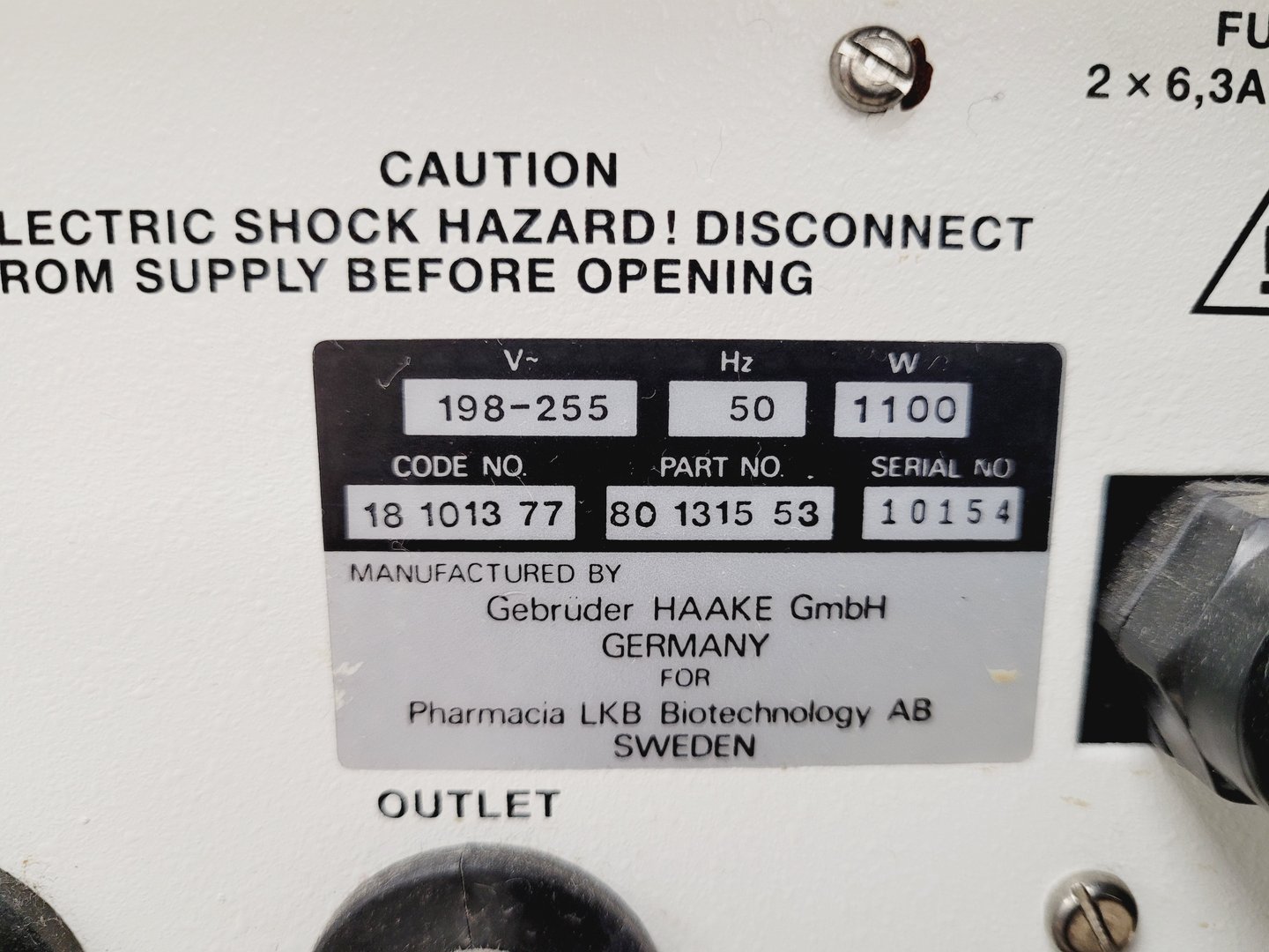Image of Pharmacia LKB Multitemp II Water Bath Circulating Water Bath Chiller
