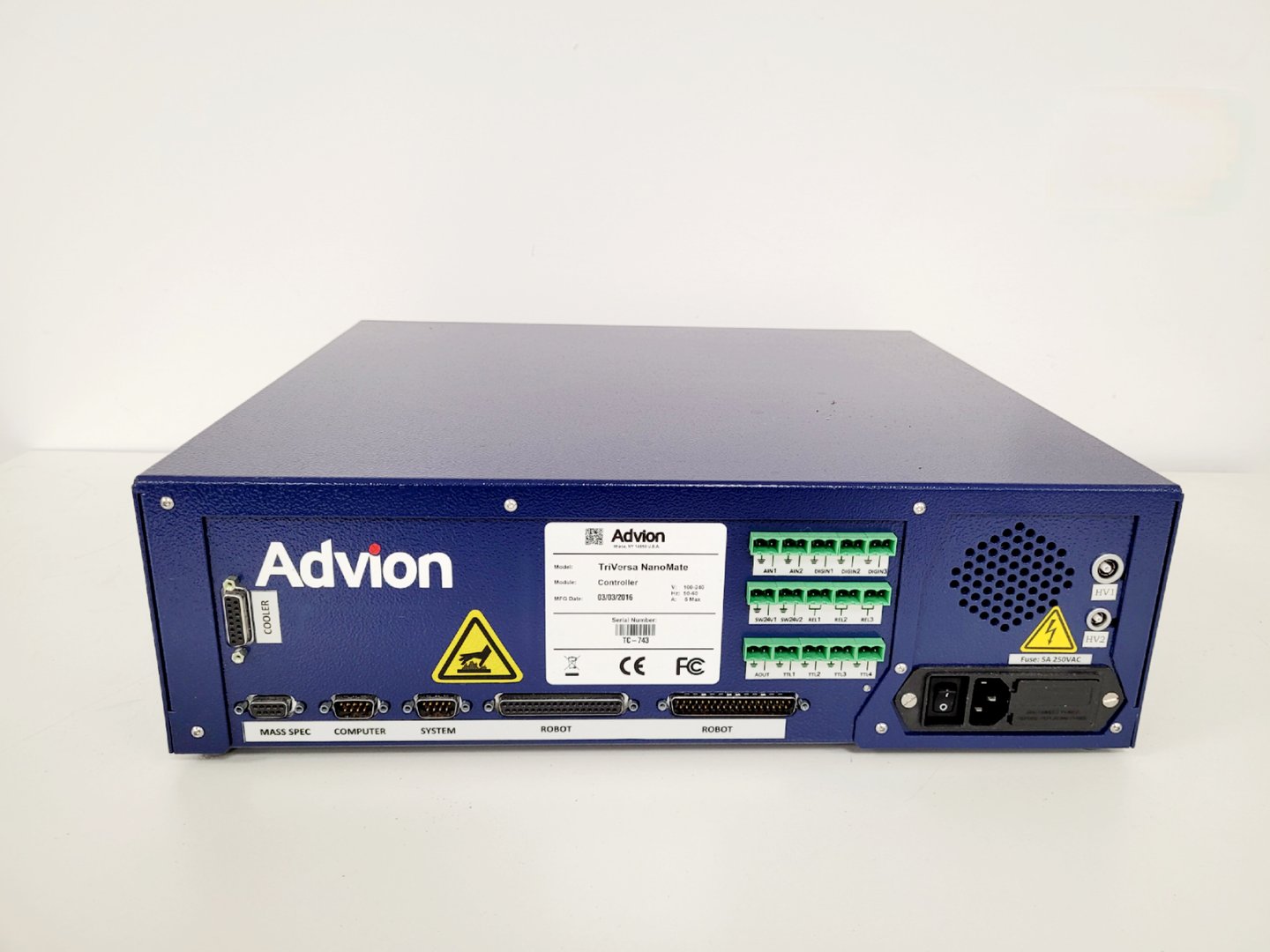 Image of Advion TriVersa NanoMate Robot & Controller w/ Software & Accessories Lab