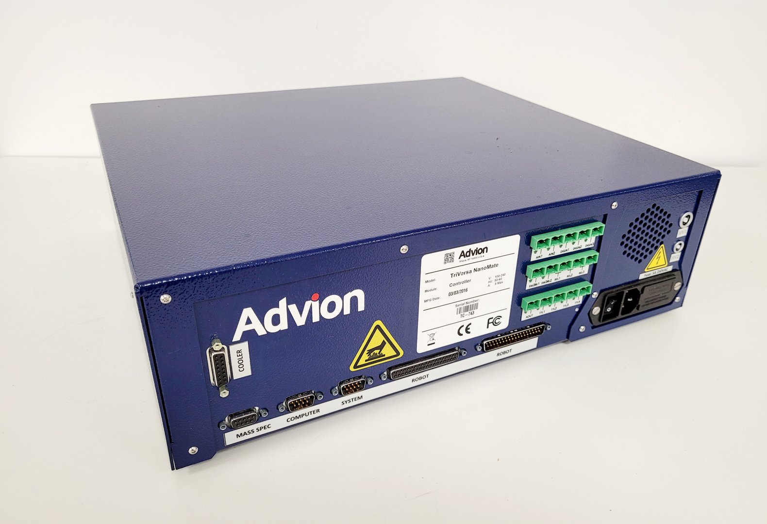 Image of Advion TriVersa NanoMate Robot & Controller w/ Software & Accessories Lab