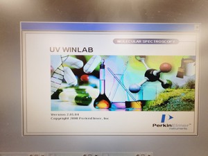 Thumbnail image of Perkin Elmer Lambda 35 UV/VIS Spectrometer System w/ Winlab Software