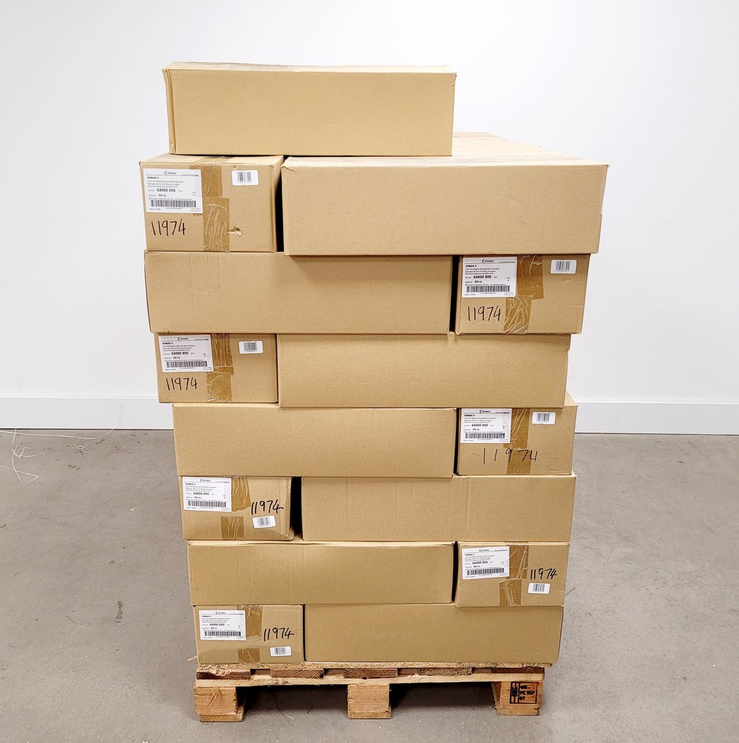 Image of Job Lot of 53 Boxes of 10 Beakers Kimax ISO (Low Form), 800 ml Lab