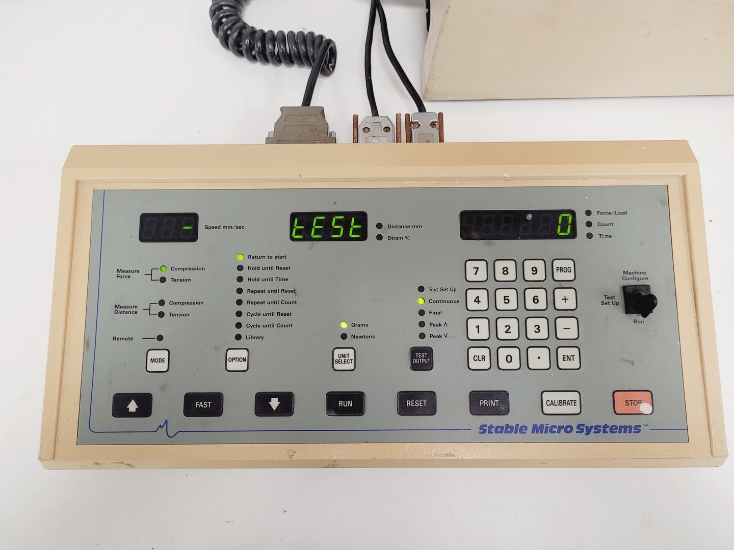 Module Alis Microstable System Texture Analyser TA-XT2i Stable Micro Systems, Control System and PC
