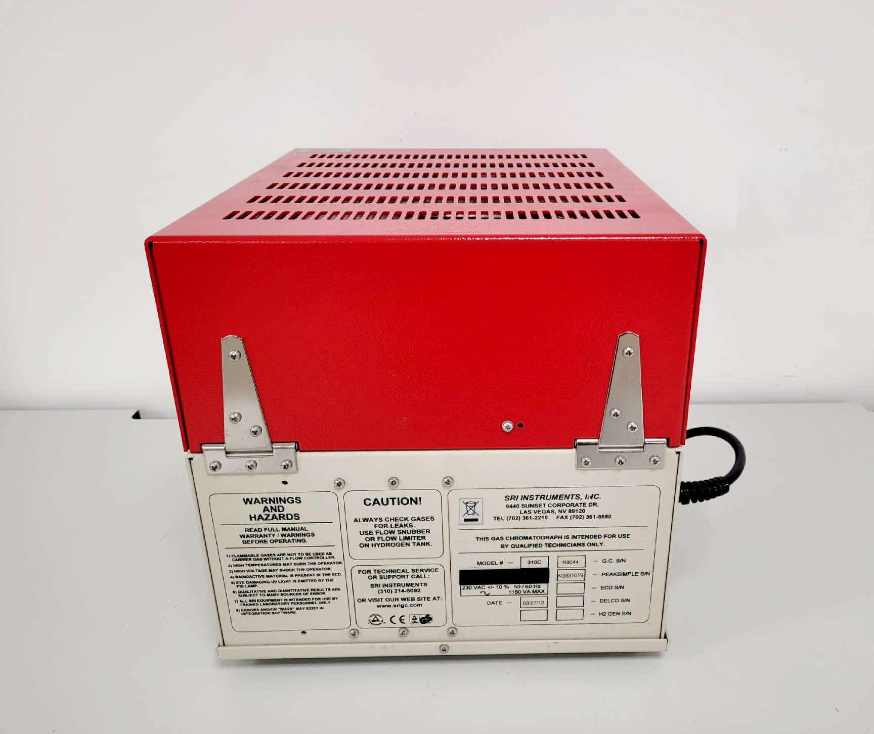 Image of SRI 310C Gas Chromatograph Lab
