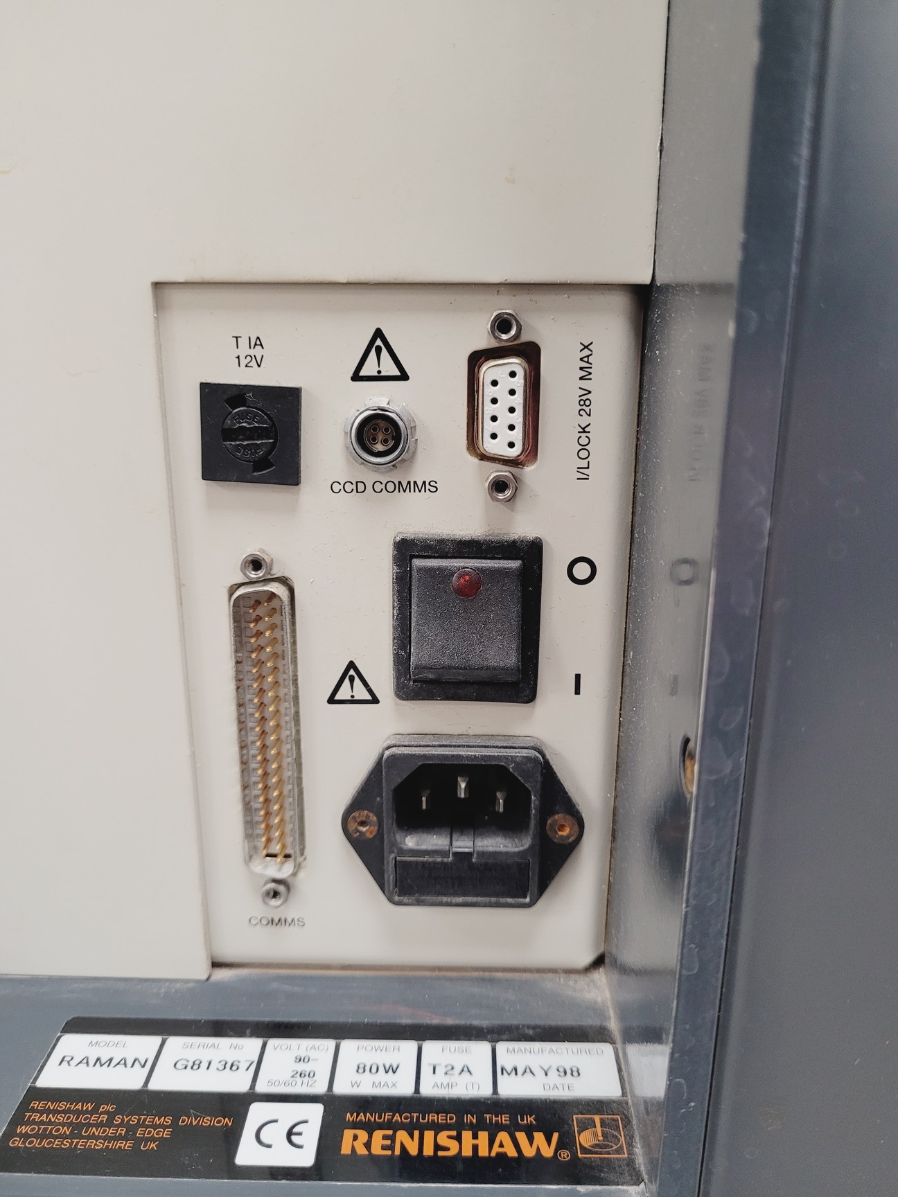 Image of Renishaw Raman Confocal System Parts Lab Spares/Repairs