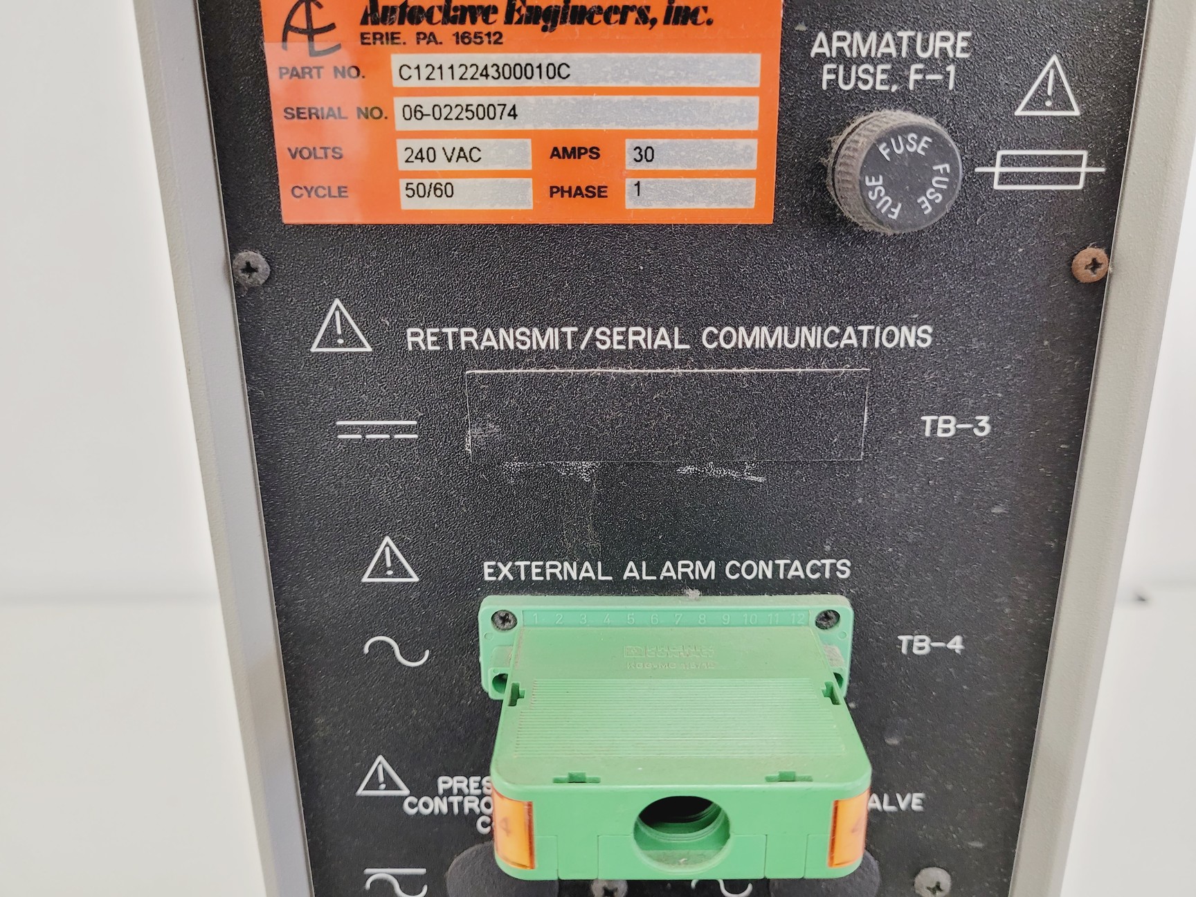 Image of Autoclave Engineers Model 300mL EZ Seal w/ Control Tower Lab