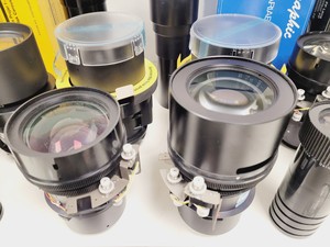 Thumbnail image of Job Lot of Projector Lens Hitachi Kodak Sanyo Elmo Isco-Gottingen Lab