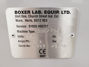 Thumbnail image of Boxer 300/75L Top Loading Floor Standing Autoclave Lab