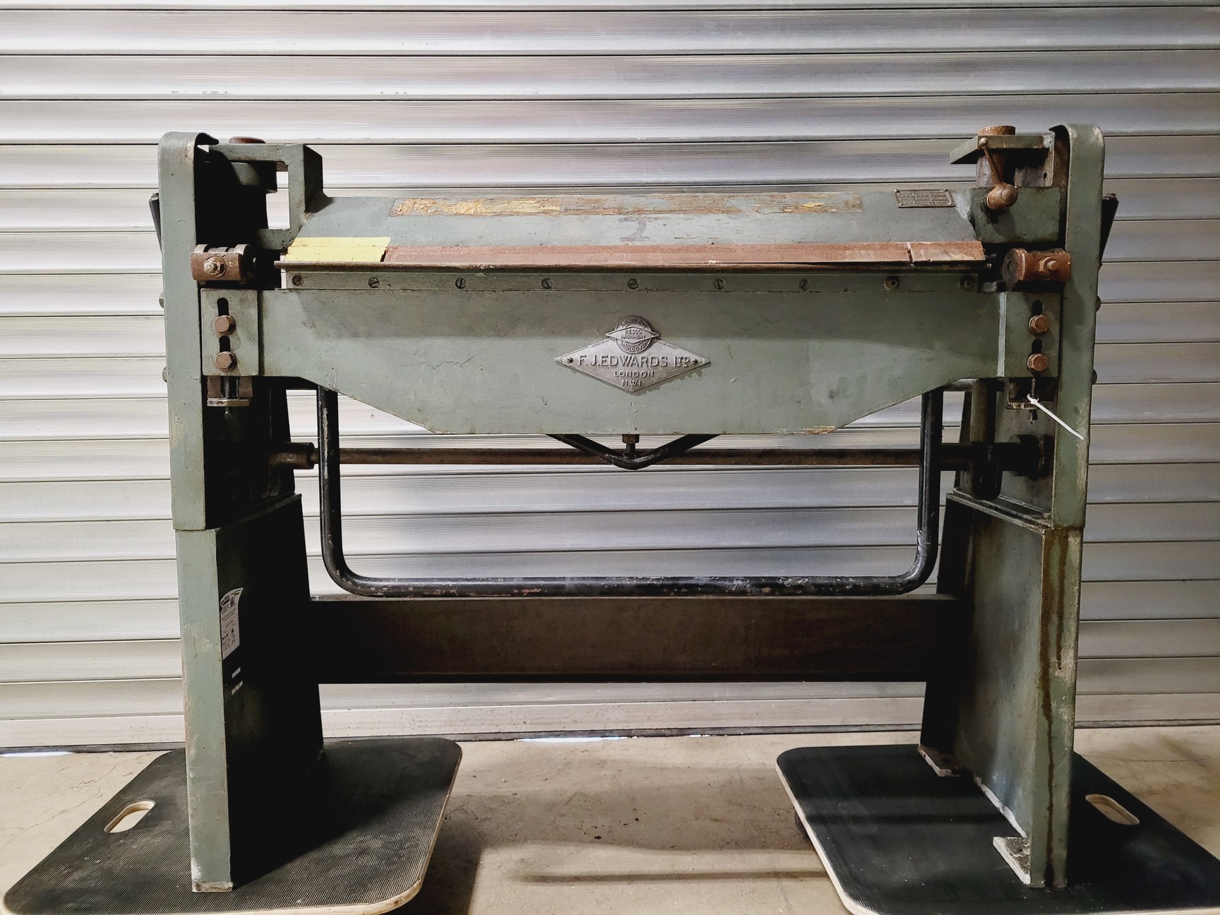 Image of F.J. Edwards Sheet Metal Folder MC No. C-4277