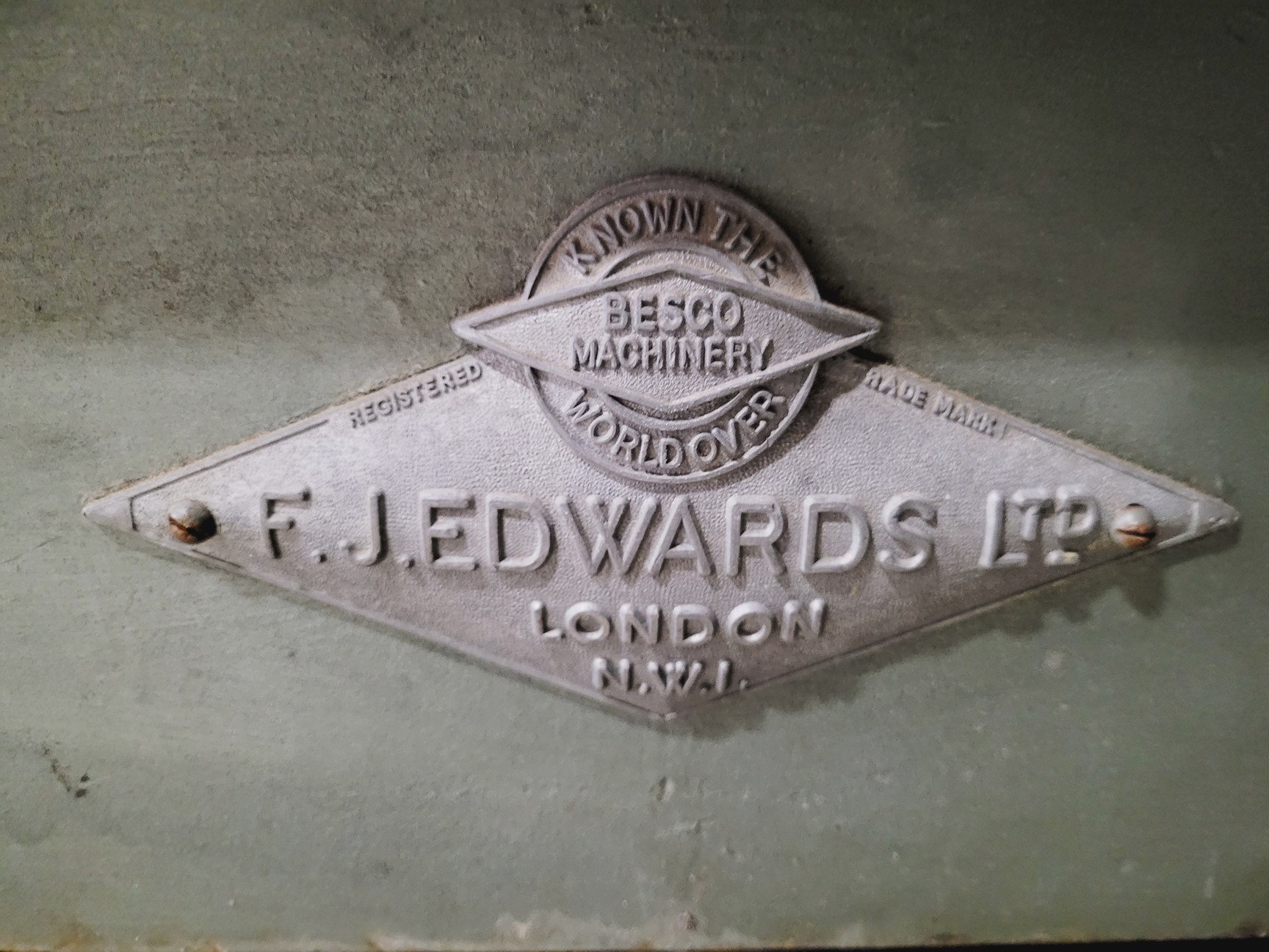 Image of F.J. Edwards Sheet Metal Folder MC No. C-4277