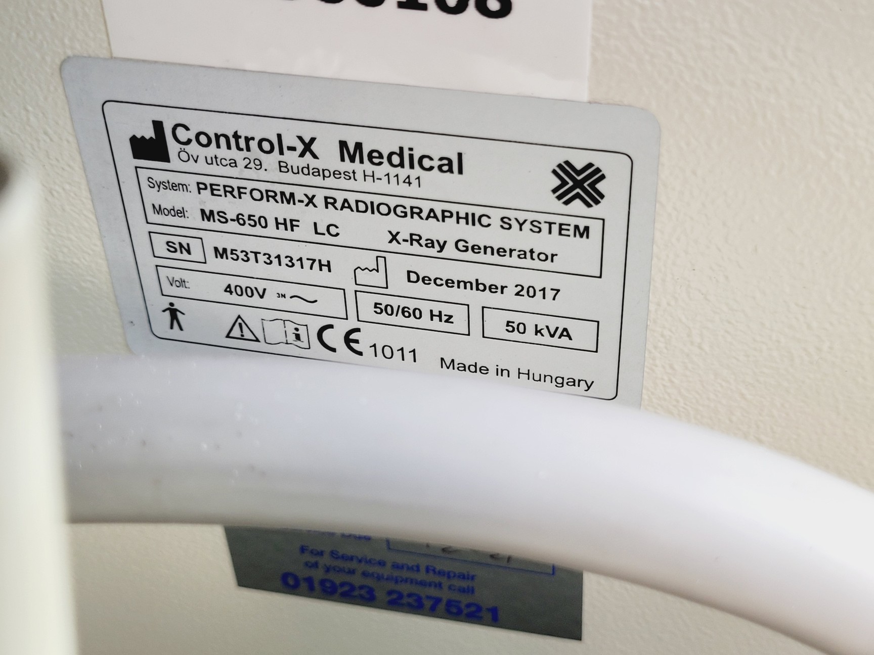 Image of Control-X Medical Radiologix Radiographic System Lab