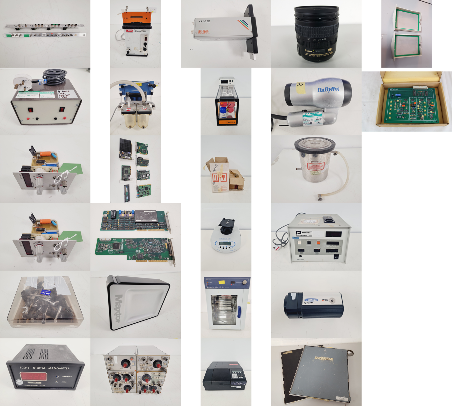 Image of Mixed Job Lot of Laboratory Equipment - Kimax, Vickers, Stuart, Pentax, Bio-Rad 