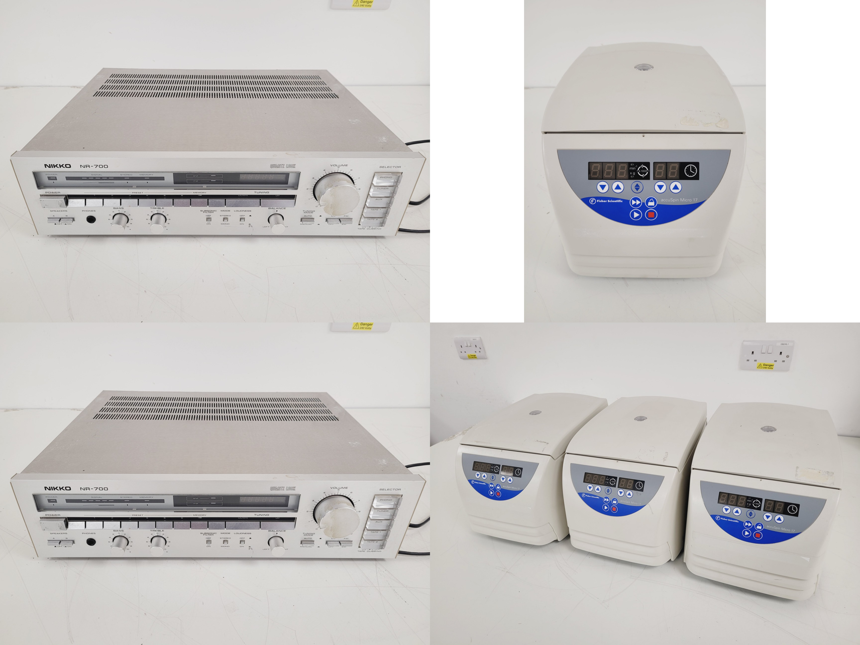 Image of Mixed Job Lot of Laboratory Equipment - Kimax, Vickers, Stuart, Pentax, Bio-Rad