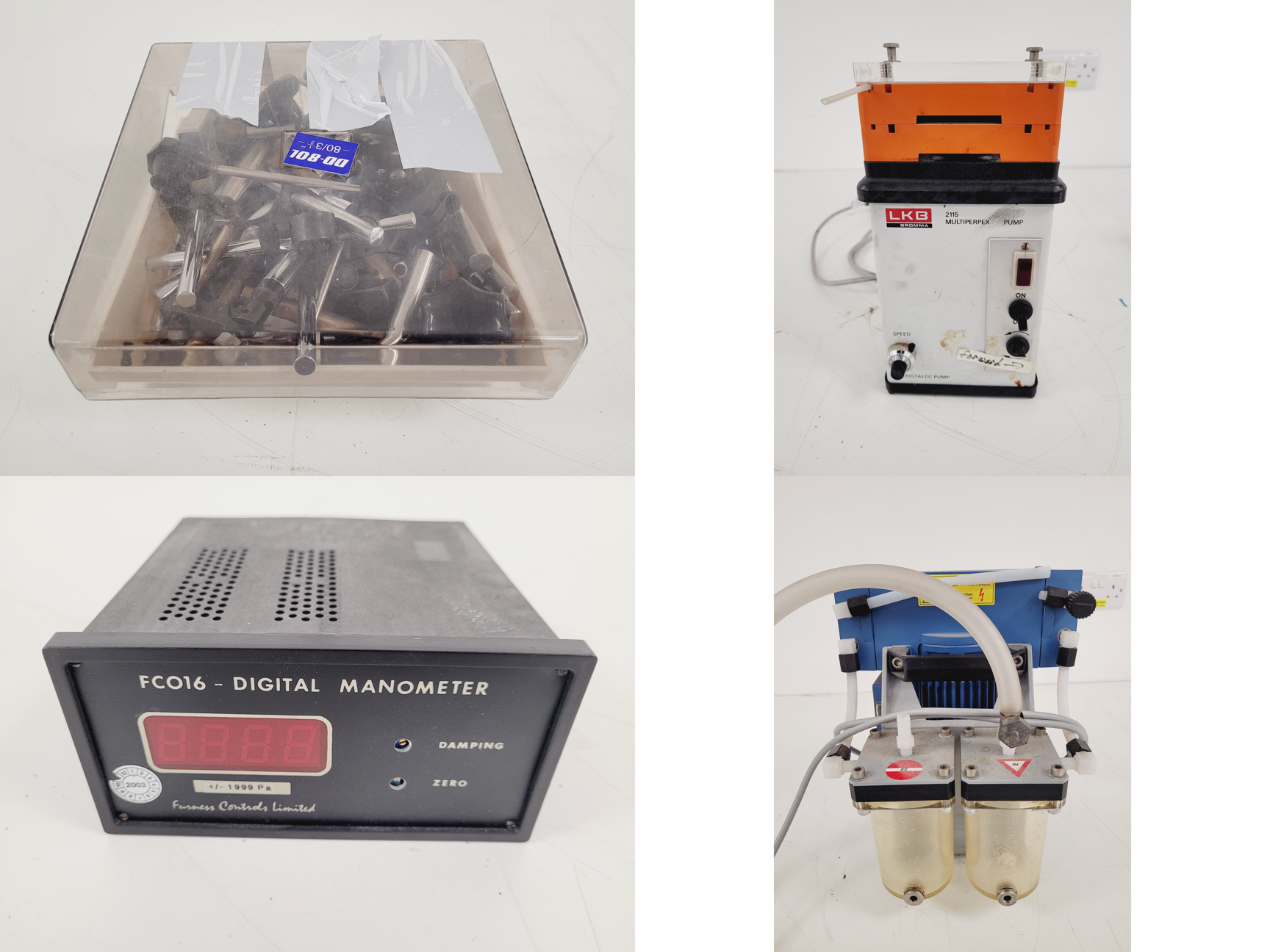 Image of Mixed Job Lot of Laboratory Equipment - Kimax, Vickers, Stuart, Pentax, Bio-Rad