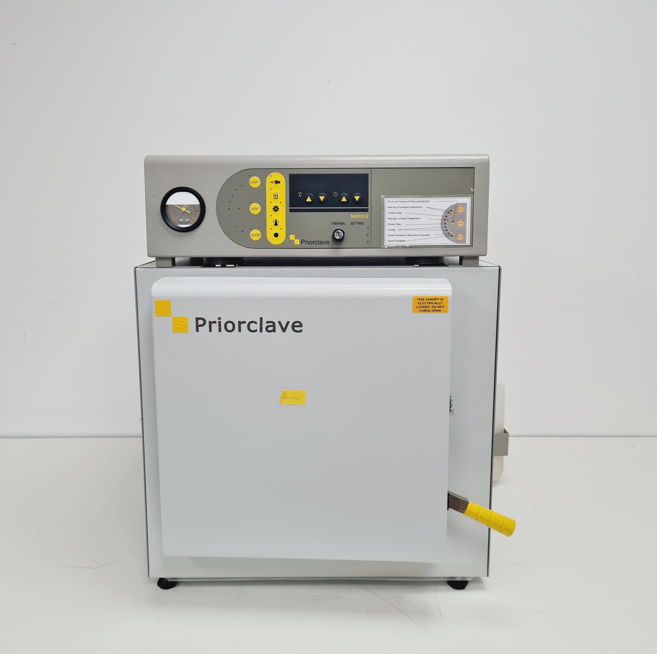 Image of Priorclave Benchtop Laboratory Autoclave Model LS/MID/C40 Lab