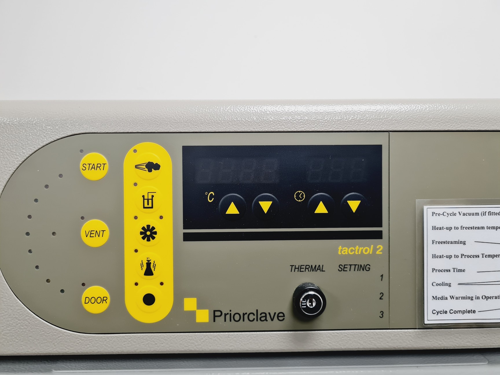 Image of Priorclave Benchtop Laboratory Autoclave Model LS/MID/C40 Lab