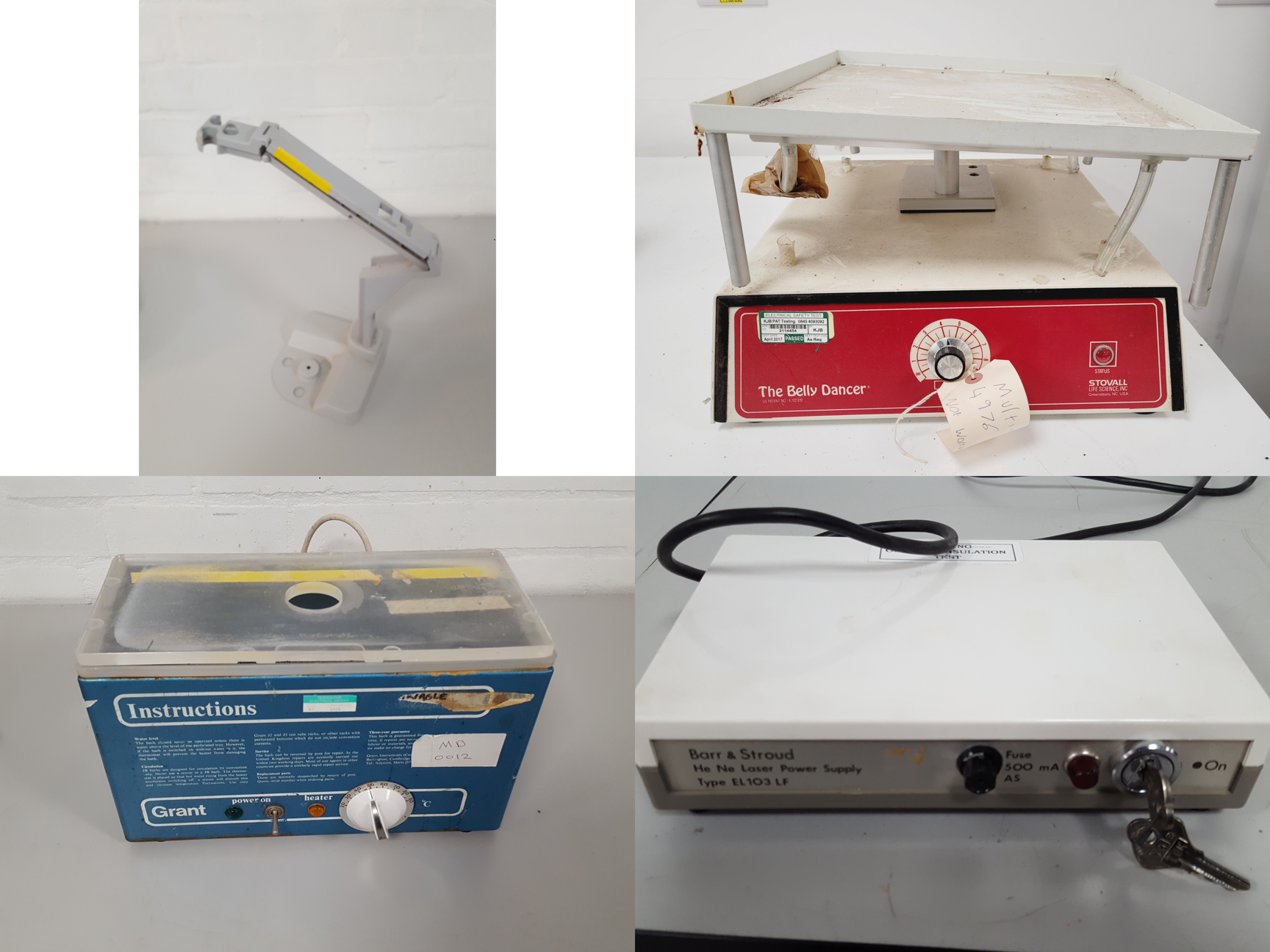 Image of Job Lot of Mixed Benchtop Lab Equipment - IKA, Heraeus, Grant, Tehcne, Ohaus