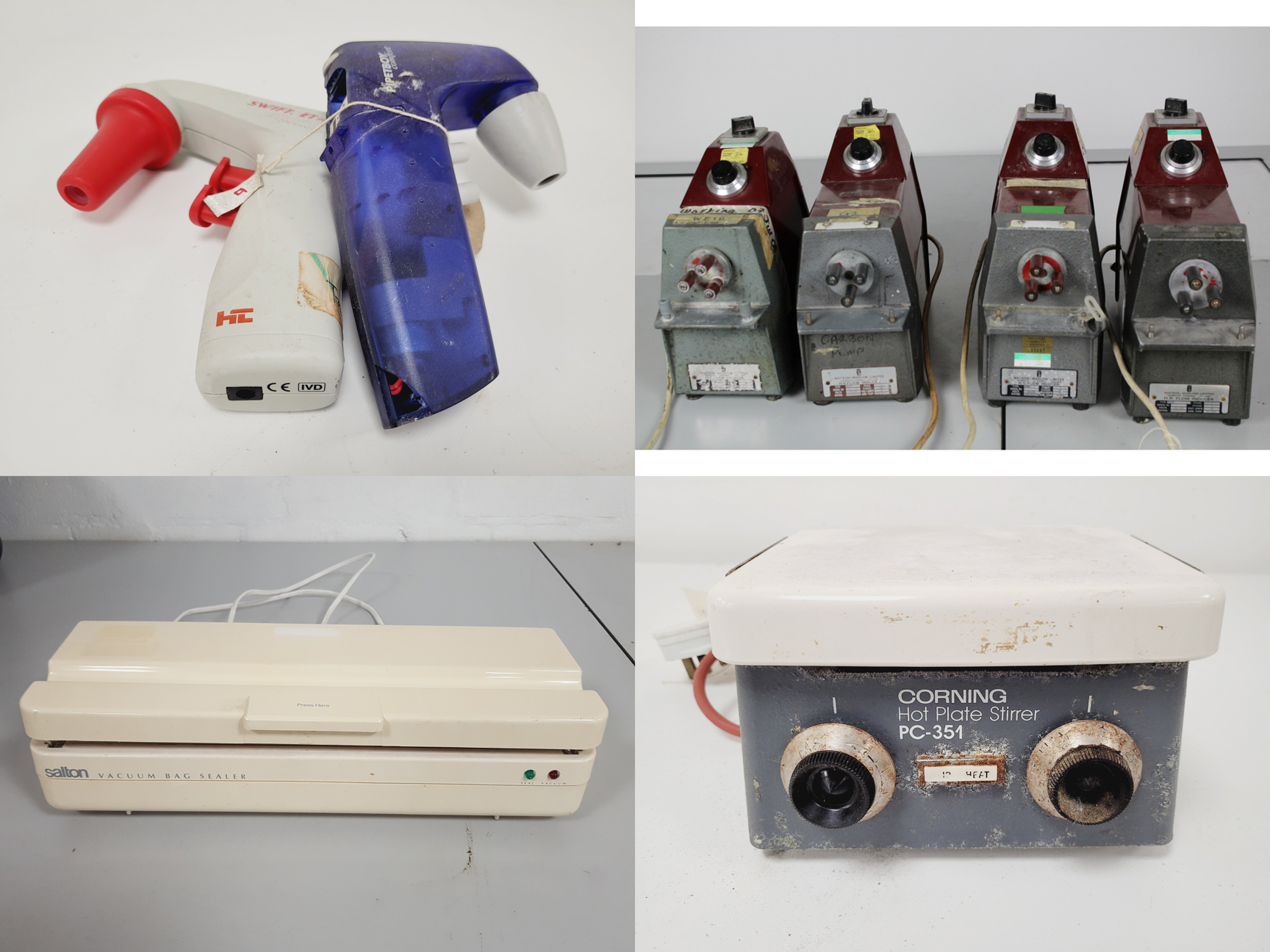 Image of Job Lot of Mixed Benchtop Lab Equipment - IKA, Heraeus, Grant, Tehcne, Ohaus