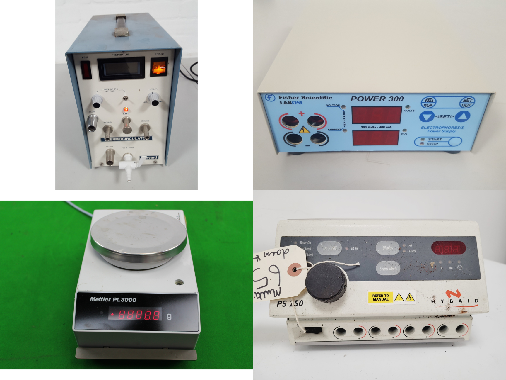 Image of Job Lot of Mixed Benchtop Lab Equipment - IKA, Heraeus, Grant, Tehcne, Ohaus