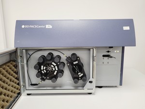 Thumbnail image of BD FACSCanto Flow Cytometer System w/ Fluidics Carts, PC & Software Lab