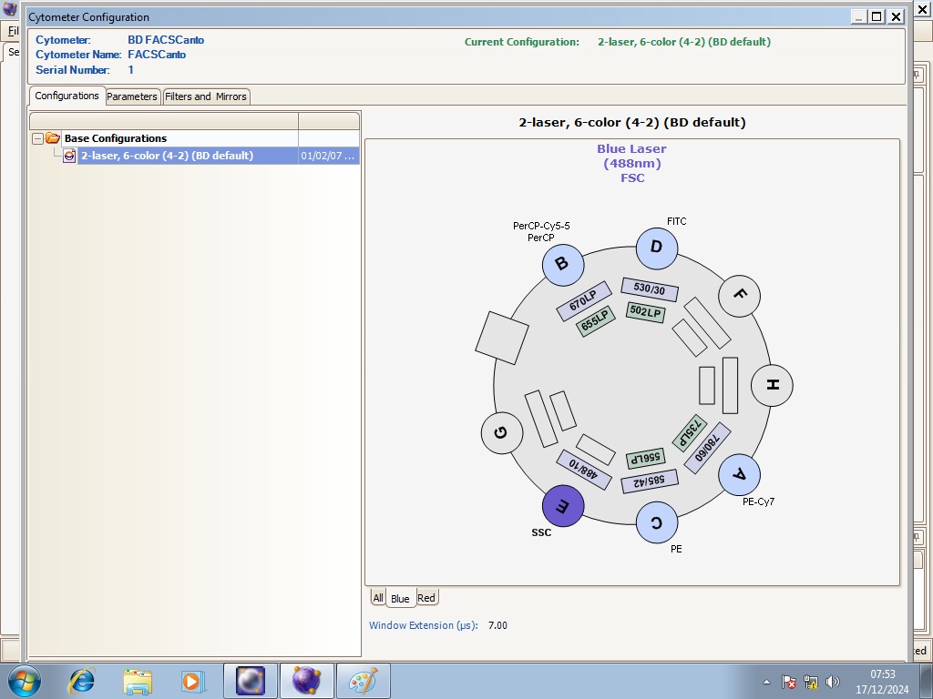 Image of BD FACSCanto Flow Cytometer System w/ Fluidics Carts, PC & Software Lab