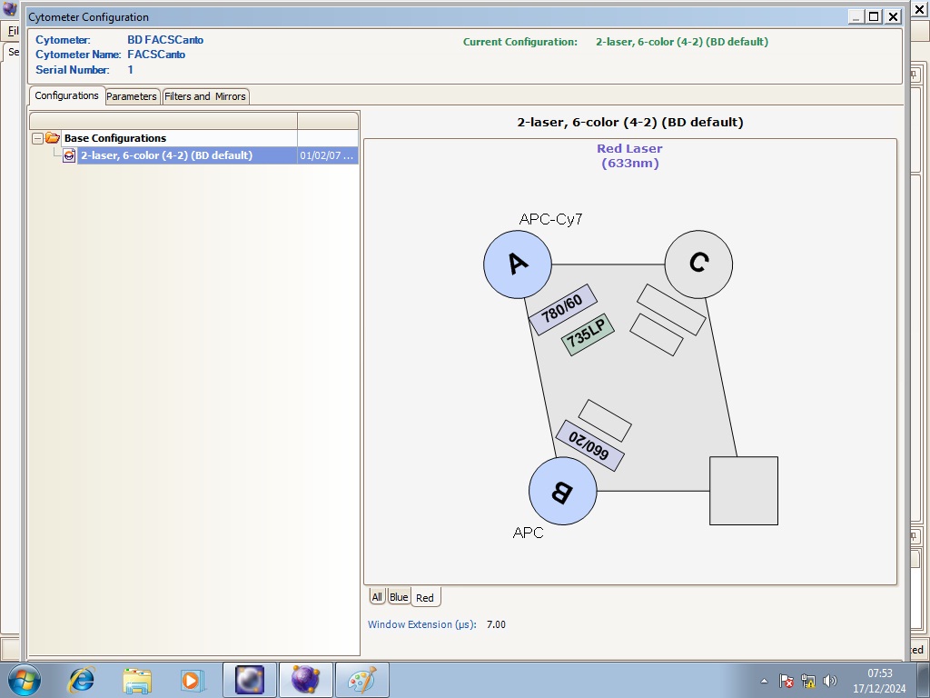 Image of BD FACSCanto Flow Cytometer System w/ Fluidics Carts, PC & Software Lab