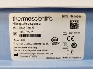 Thumbnail image of Thermo Scientific Multidrop™ Combi Reagent Dispenser 5840300 2021 Model