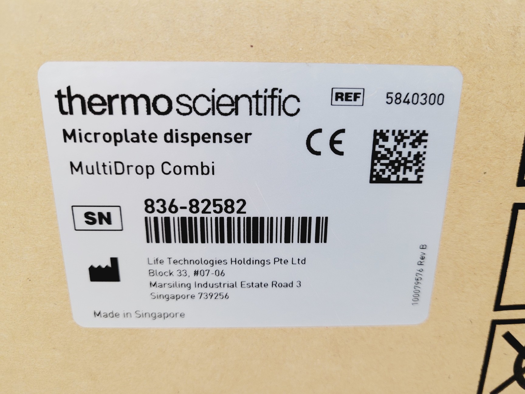 Image of Thermo Scientific Multidrop™ Combi Reagent Dispenser 5840300 2021 Model