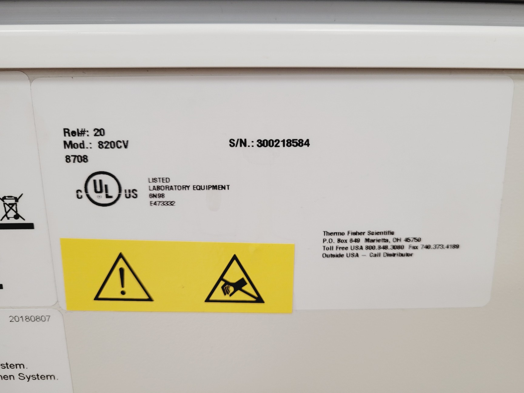 Image of Thermo Scientific Forma - 8600 Series 820CV Ultra-Low Temperature Chest Freezer 