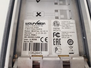 Thumbnail image of 13 x WolfVision V7-3 Overhead Projectors