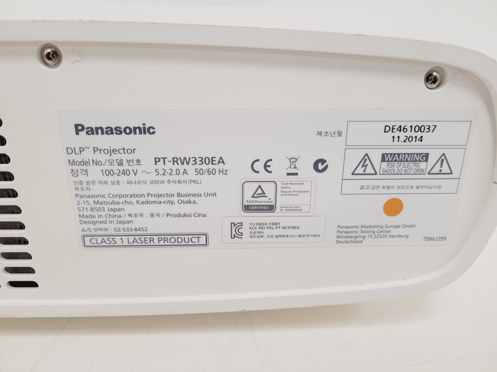 Image of 14x Panasonic Projectors Model PT-RW330EA