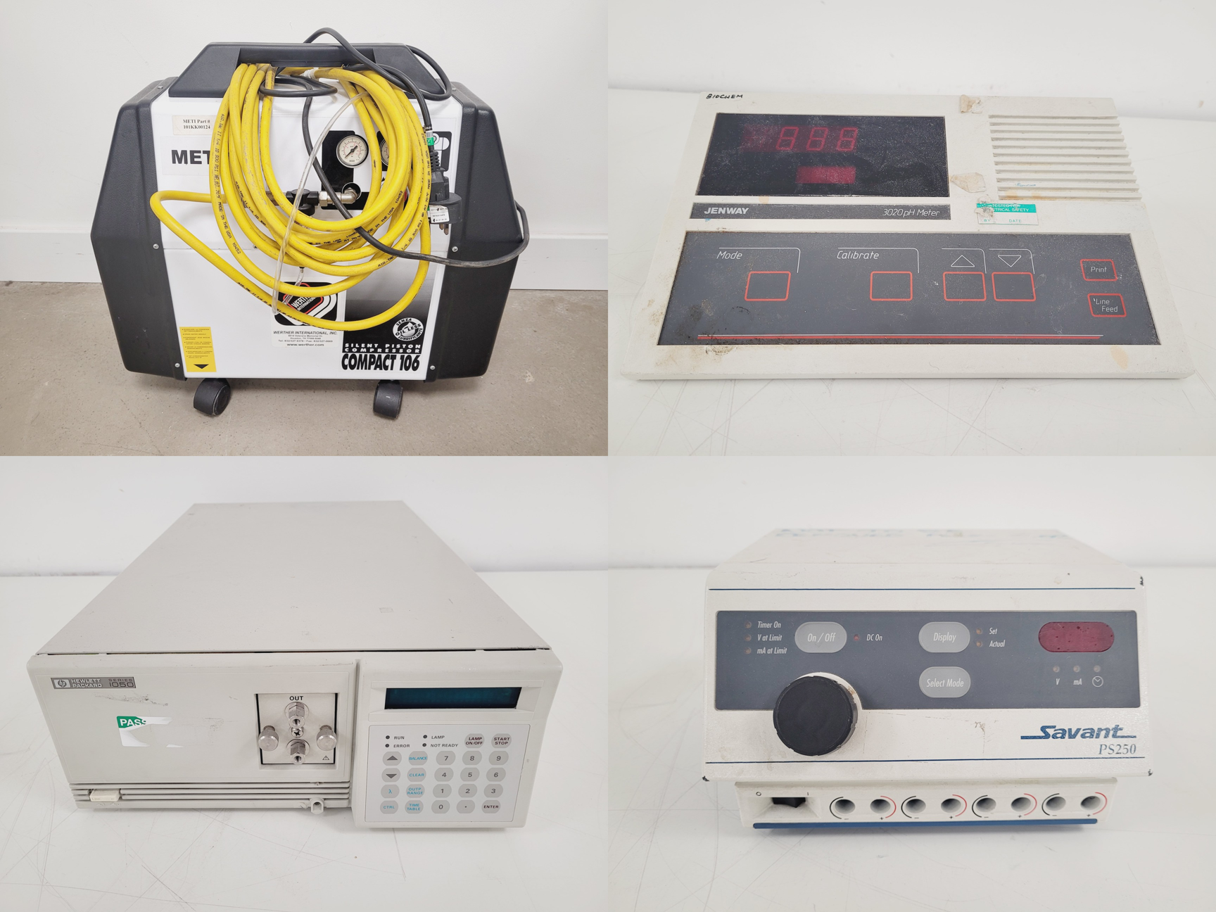 Image of Mixed Job Lot of Laboratory Equipment - Meti, Bio-Rad, Grant, Hitachi, Jenway