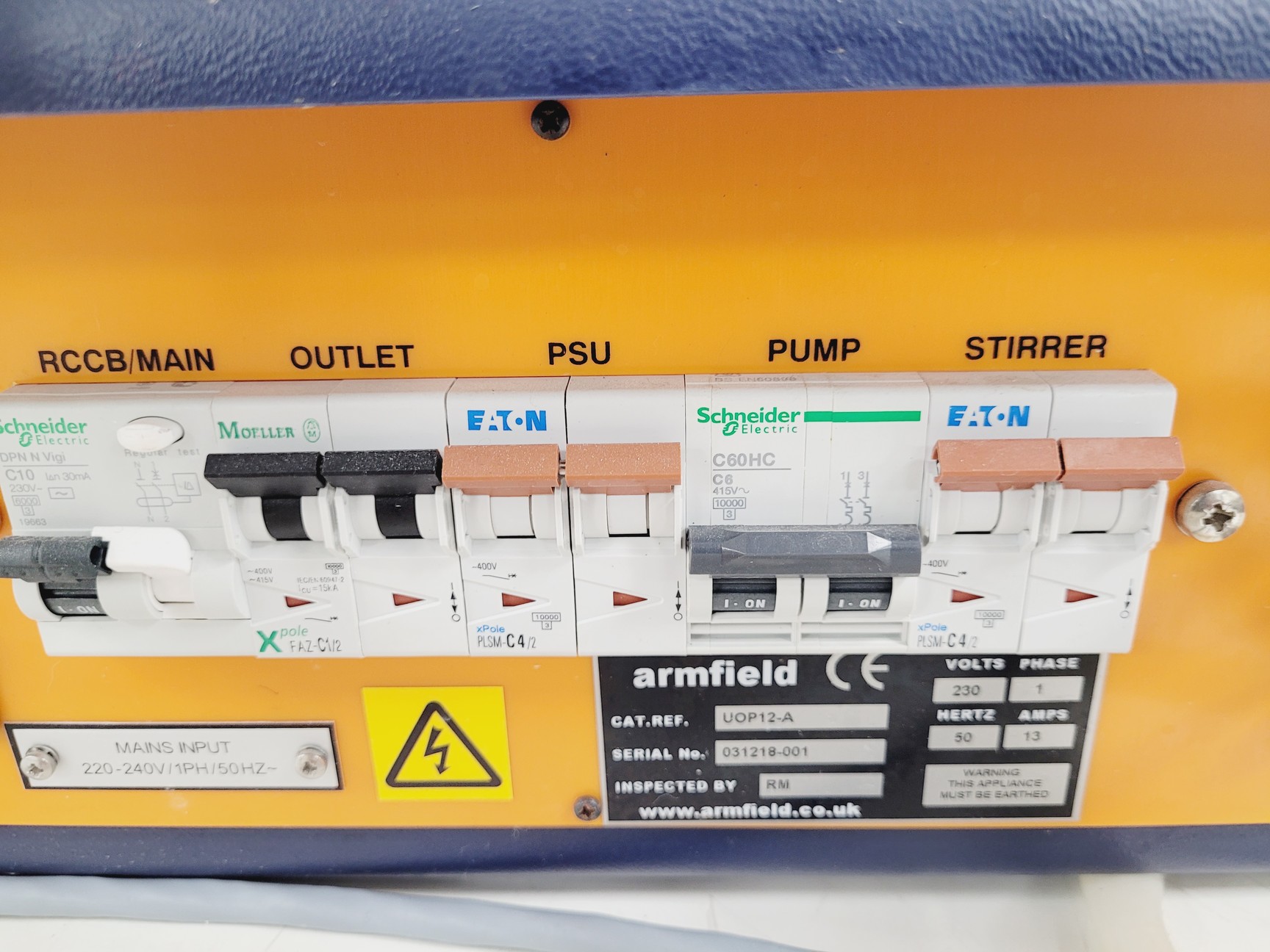 Image of Armfield UOP12 Filtration Unit Lab